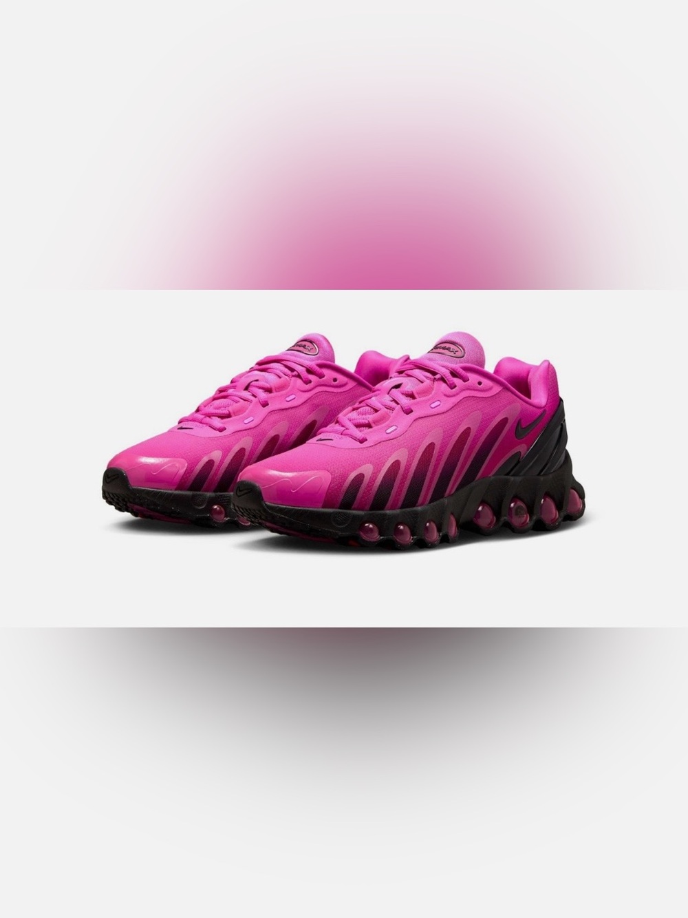 Nike Women's Laser Fuchsia and Black Athletic Sneakers Air Max Dn8 NWT 🩷🖤